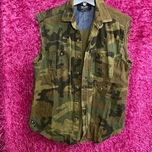 10 Deep - Camouflage vest, Medium, 100% cotton